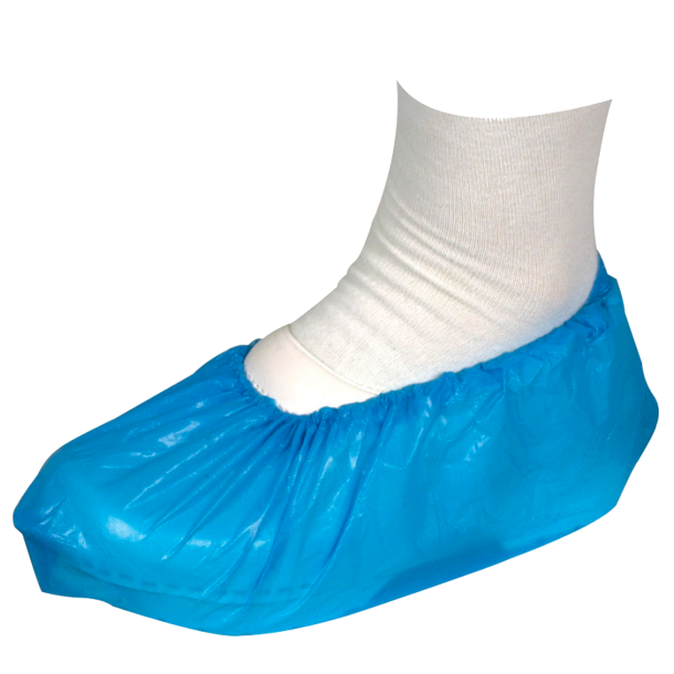 Skoovertrk bl plast - 50 stk  