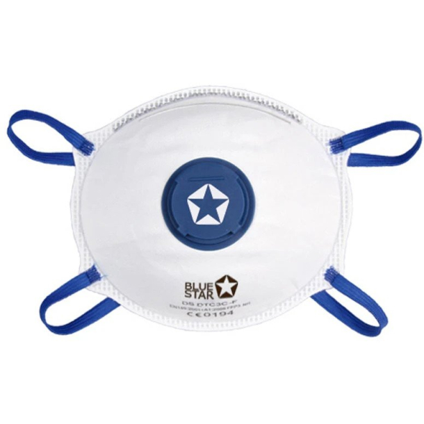 BlueStar FFP2 Stvmaske med ventil - pak a 15 stk.