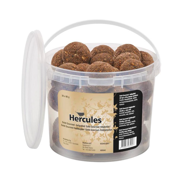 Deluxe Gourmet fuglebolde/fuglekugler/mejsebolde 30 stk.