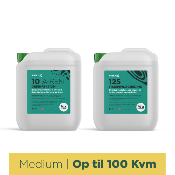 KELAX Trpakken Medium - Op til 100 Kvm