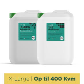 KELAX Flisepakken X-Large - Op til 400 Kvm