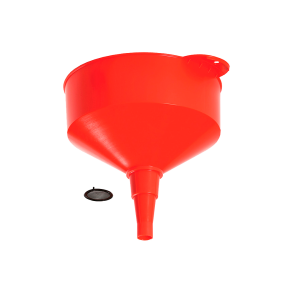 Tragt med aftagelig si 