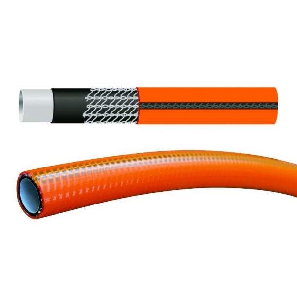 Accor brændstof Tilbud Vandslange orange 1/2" 4-Lag Arm. 25 m - Vandslanger - KELAX ApS