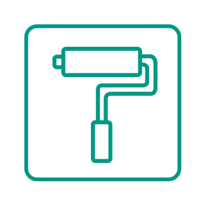 Malerruller og skafter