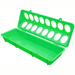 Fodertrug Plast Gr�n 10X30 Cm