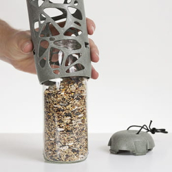 Foderautomat t/foder - Glas/genbrugsplast