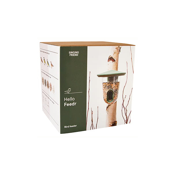 Fuglefoderautomat �Feedr� - klar plast
