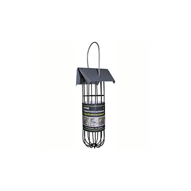 Foderautomat metal 25 cm til fuglebolde