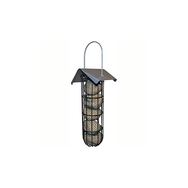 Foderautomat metal 25 cm til fuglebolde