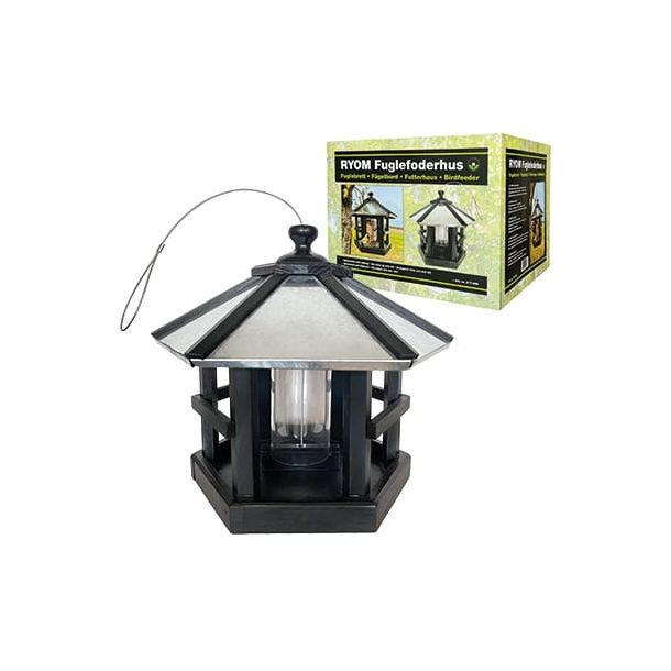 Fuglefoderautomat 6-kantet 34 cm