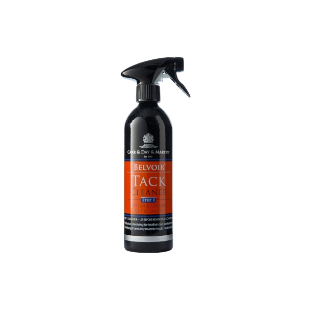  Carr &amp; Day &amp; Martin Belvoir Tack Cleaner Spray 500 ml STEP 1