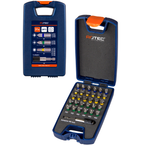 ROTEC Bitss�t, 31 dele m/holder