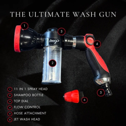 Smart Grooming Ultimate vaskepistol, Integreret s�bebeholder, Betjening med �n h�nd