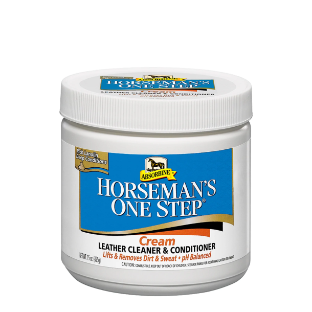 Horseman's One Step Cream Leather Cleaner &amp; Conditioner 