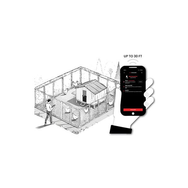 H�nsed�r automatisk med batteri T50