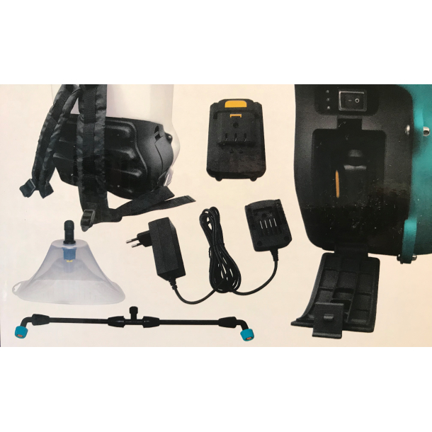 El-sprjte Power - 16 liter med 18 V. Lithium Batteri