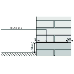 KELAX 911 Horisontalfugtsprre mod opstigende fugt
