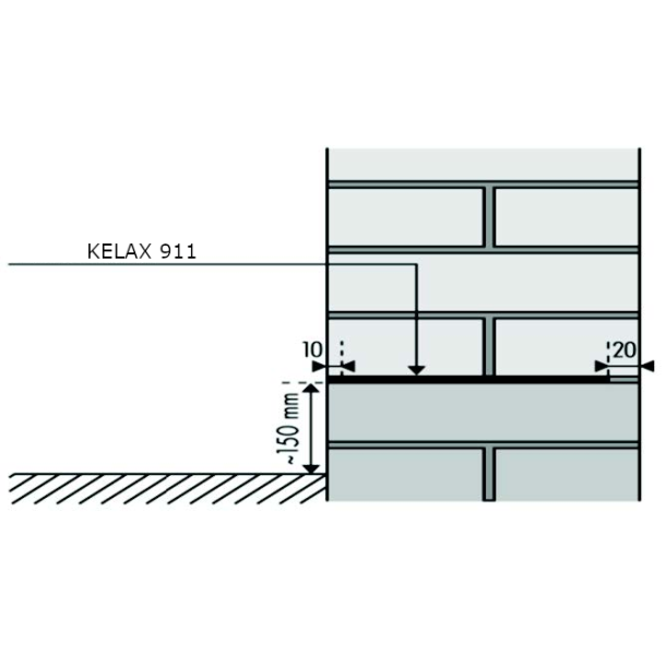 KELAX 911 Horisontalfugtsprre mod opstigende fugt