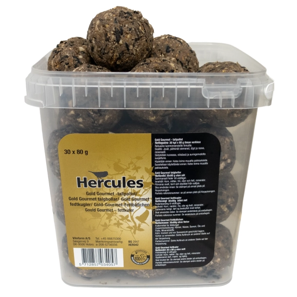 Deluxe Gourmet fuglebolde/fuglekugler/mejsebolde 30 stk.