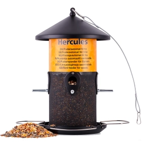 Fuglefoderhus Til Fr Sort Metal - 19 x H31