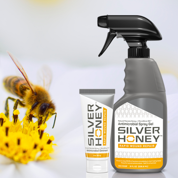 Silver Honey Rapid Wound Repair | Kombipakke