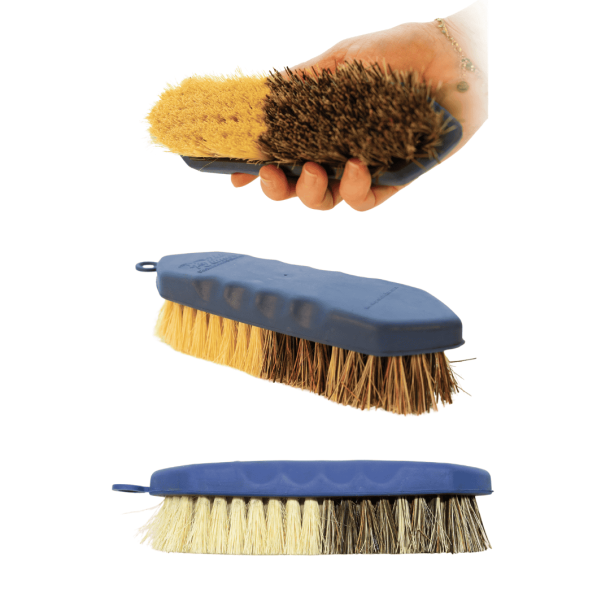 Alsidig strigle med naturfibre � Tail Tamer Large (Half &amp; Half)