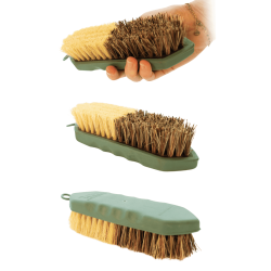 Alsidig strigle med naturfibre � Tail Tamer Large (Half &amp; Half)