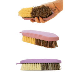 Alsidig strigle med naturfibre � Tail Tamer Large (Half &amp; Half)