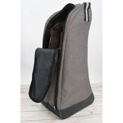 Riding Boot Bag | Grey/Black - st�vletaske