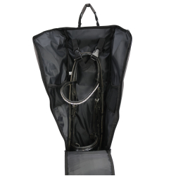 Double Bridle Bag | Grey/Black - taske til trenser/hovedt�j