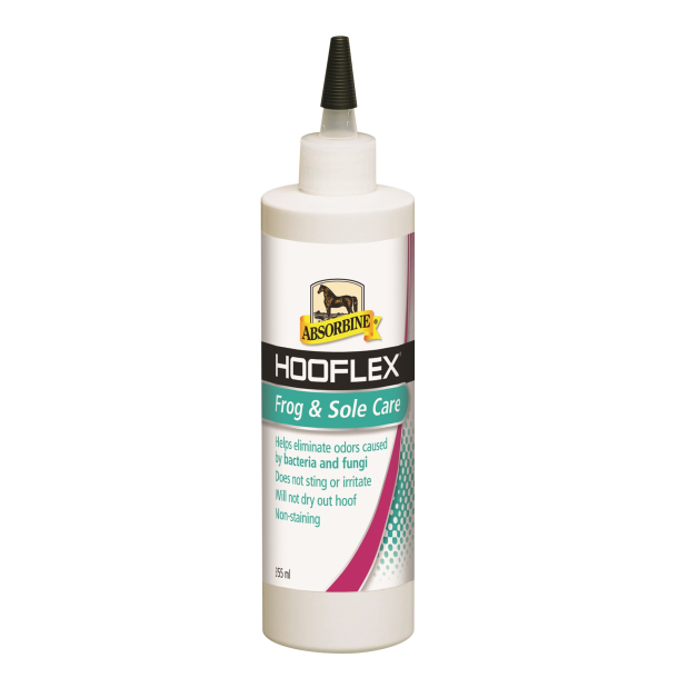 Hooflex Frog &amp; Sole - effektiv behandling mod sur strle og White Line Disease 355ml