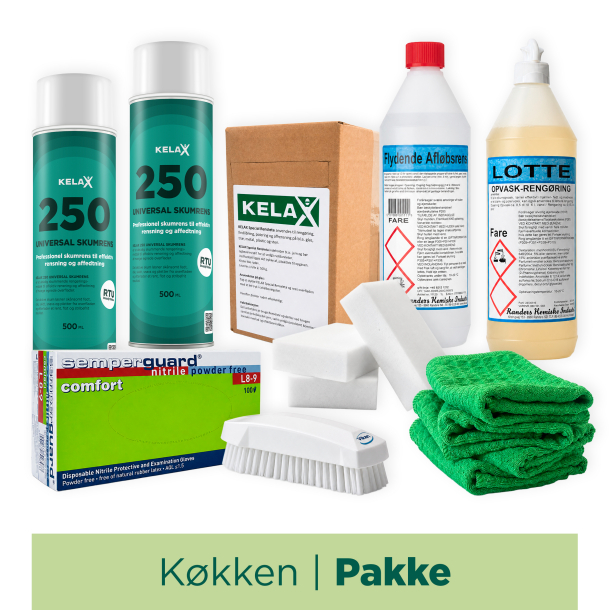 K�kken - Reng�ringspakke